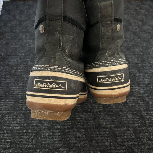 Black WindRiver Winter Boots Lined Waterproof Warm Size 9 - Picture 4 of 5